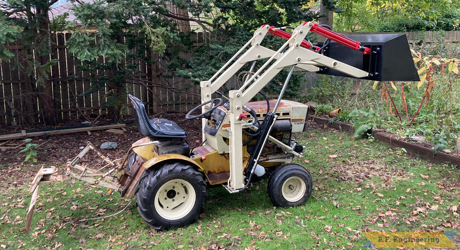 Front end loader best sale for craftsman garden tractor